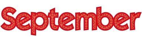 500x130 Month September Clipart