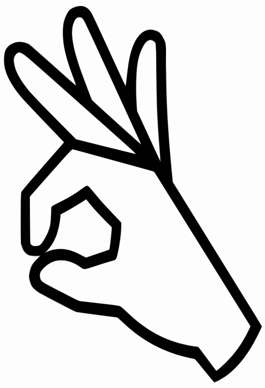 533x782 Hand Signs Clipart