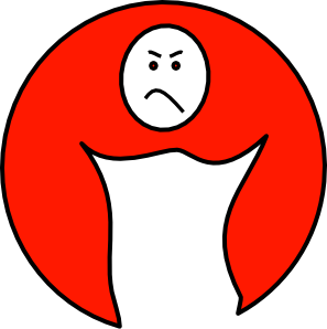 297x298 Upset Mood Clip Art