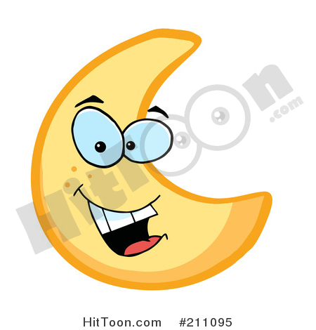 450x470 Moon Clipart