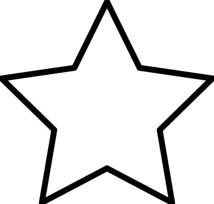 736x699 Best Shooting Star Clipart Ideas Star Outline