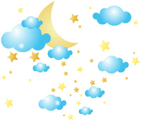 Moon And Stars Clipart | Free download on ClipArtMag