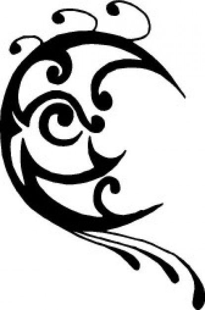 414x626 Moon Face Clip Art Vector Free Download