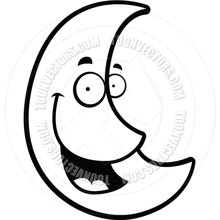 940x940 Smiling Moon Clipart
