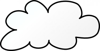 425x216 White Cloud Clipart Free Images 2