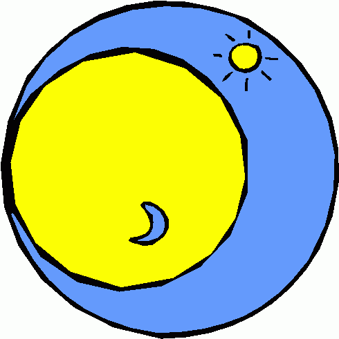 490x491 Sun And Moon Clipart Free