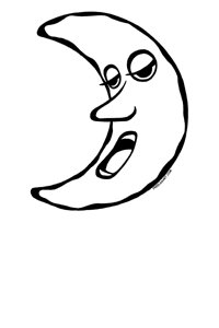 200x300 Moon Clipart Lds