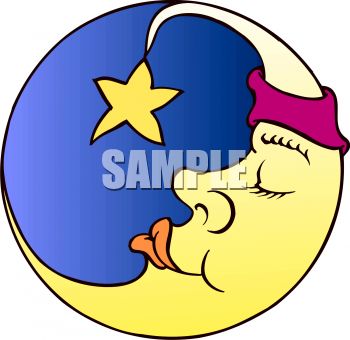 350x340 Sleeping Man In The Moon