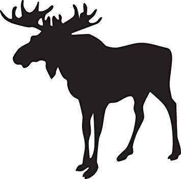 355x351 Moose Sticker 18