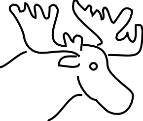 290x246 Moose Clip Art Silhouette Free Clipart Images
