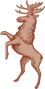 150x298 Moose Clip Art Free Vector 4vector