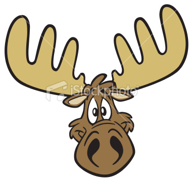 380x358 Moose Clipart Face