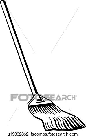 297x470 Clipart Of , Mop, Cleaning, Household, U19332852