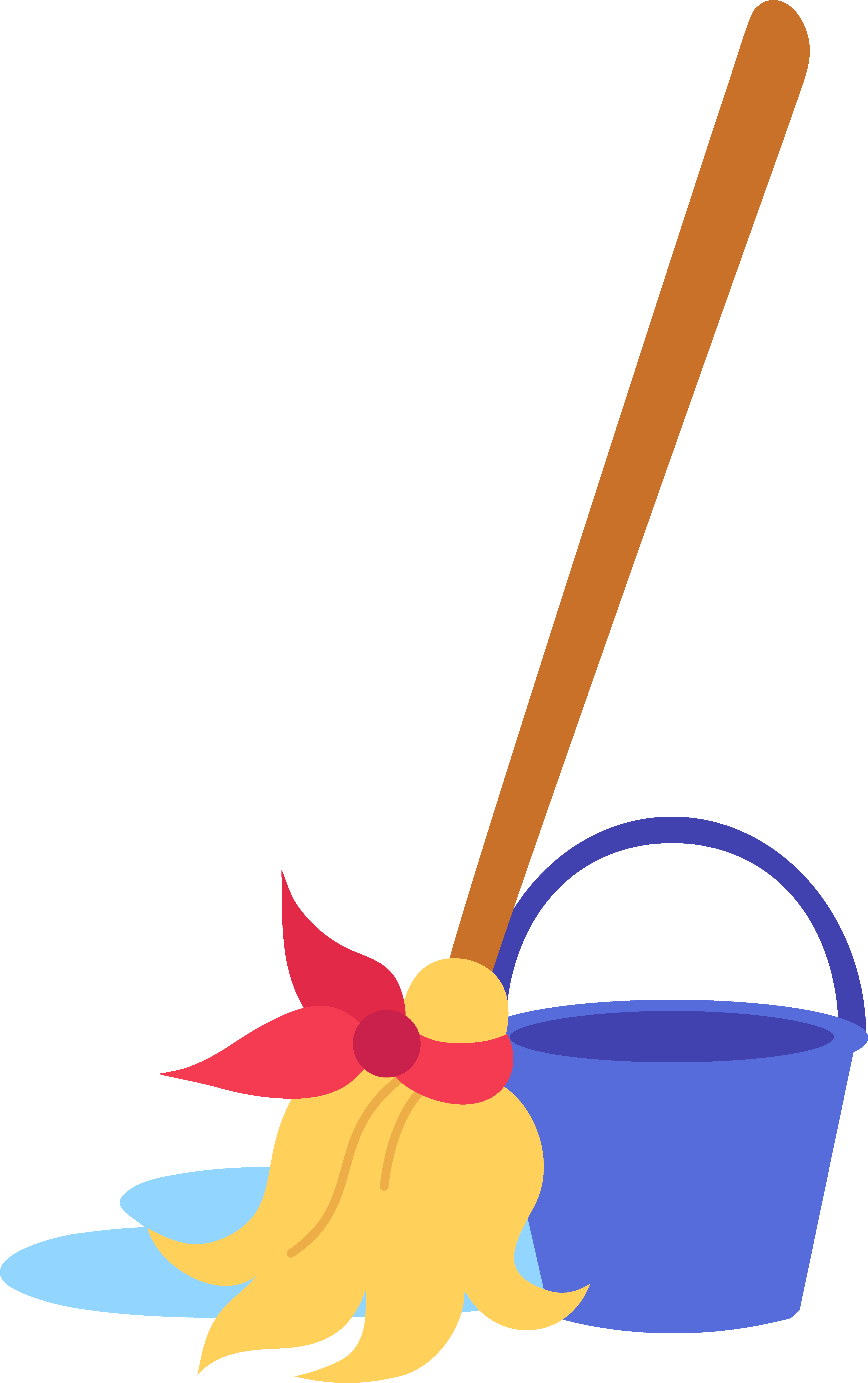 4968x7917 Mop And Bucket Clip Art