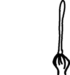 279x299 Mop Black And White Clip Art