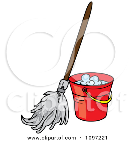 450x470 Mop Black Clipart