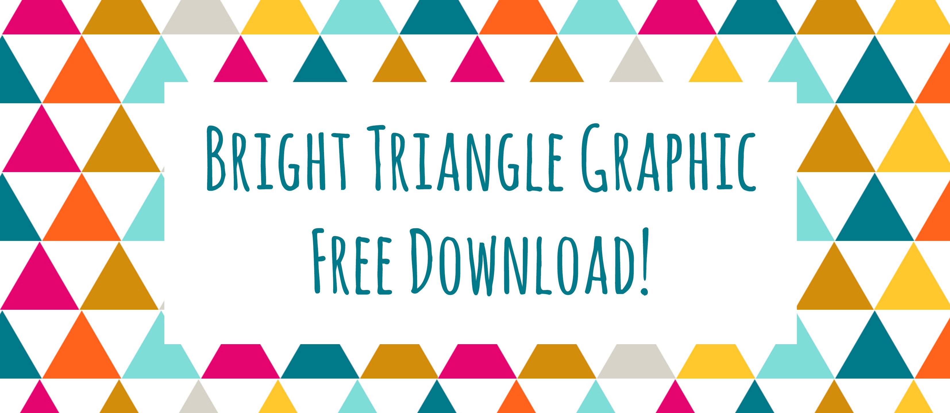 3307x1440 Bright Triangle Clip Art (Free Downloads!) Lace And Yarn