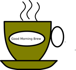 300x279 Good Morning Brew Clip Art