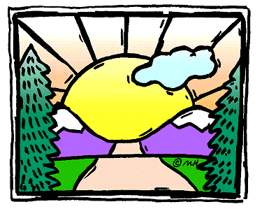 375x299 Sunrise Clipart Morning Work