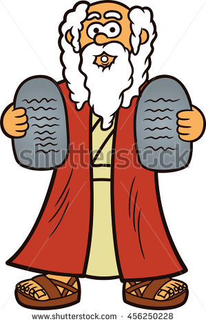 299x470 Prophecy Clipart Moses Ten Commandment