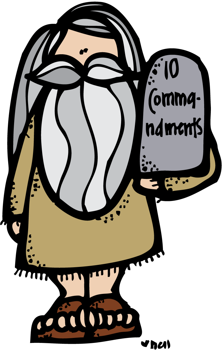 759x1200 Prophecy Clipart Moses Ten Commandment