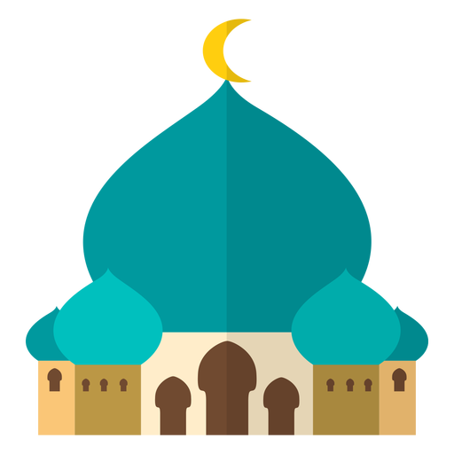 512x512 Mosque Clipart Graphic