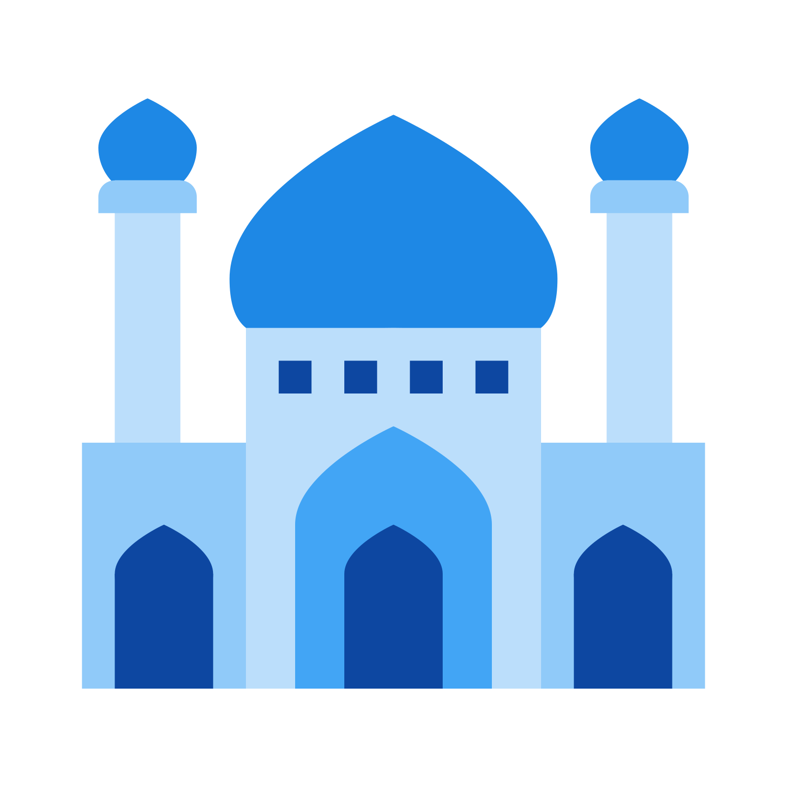 1600x1600 Mosque Clipart Icon