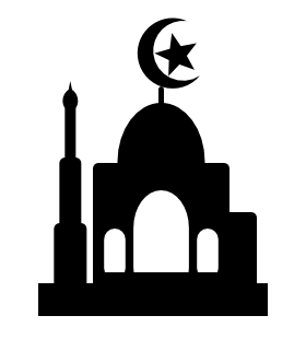 280x310 Mosque Clipart Logo