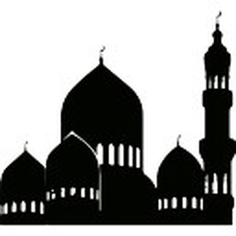 338x338 Mosque Clipart Silhouette