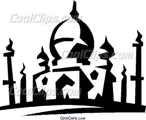 300x246 Mosque Vector Clip Art