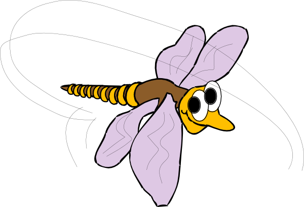 600x408 Happy Mosquito Clip Art