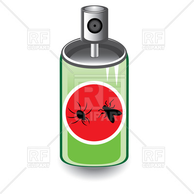 400x400 Insect Or Bug Spray Royalty Free Vector Clip Art Image