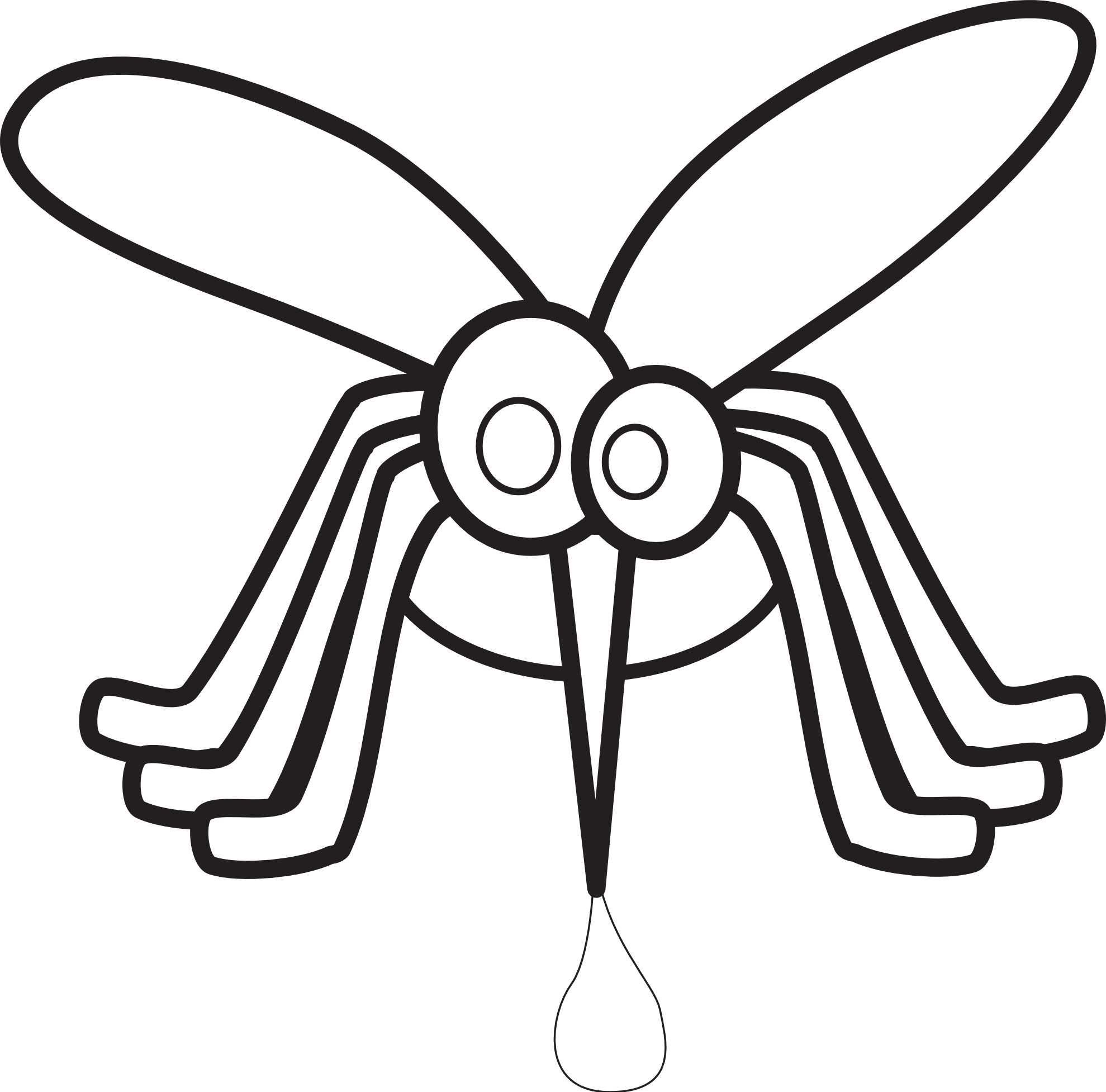 1979x1954 Mosquito Clipart Png