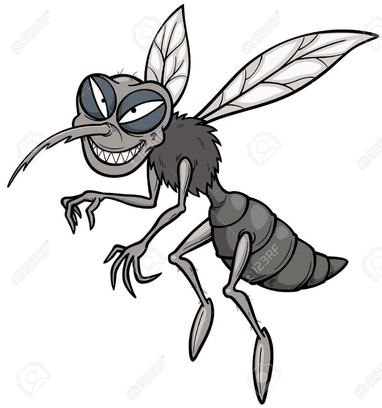 1218x1300 Illustration Of Cartoon Mosquito Royalty Free Cliparts, Vectors
