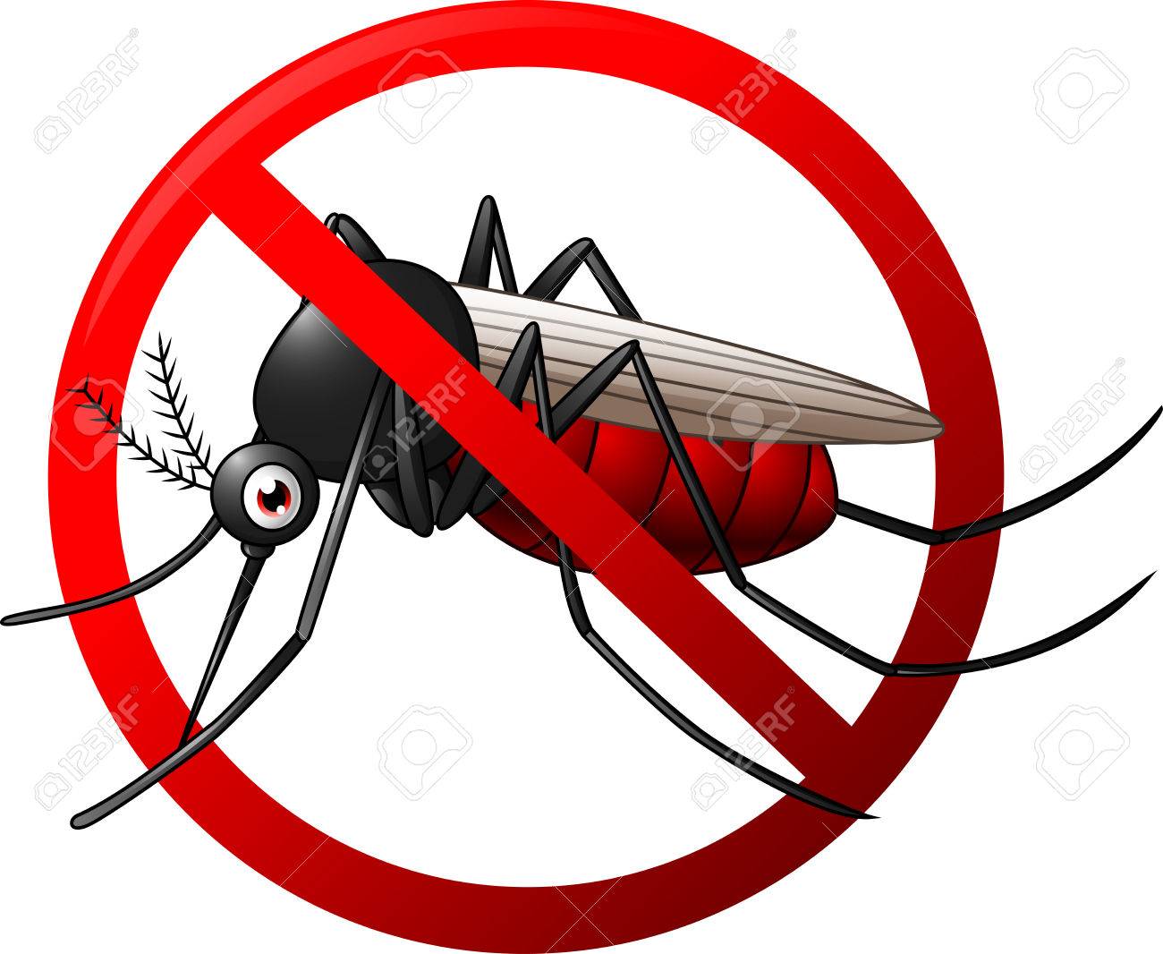 1300x1066 Illustration Of Stop Mosquito Symbol Royalty Free Cliparts