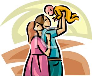 300x249 Mother And Father Playing With Their Baby