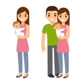 170x170 Royalty Free Single Mom Clip Art