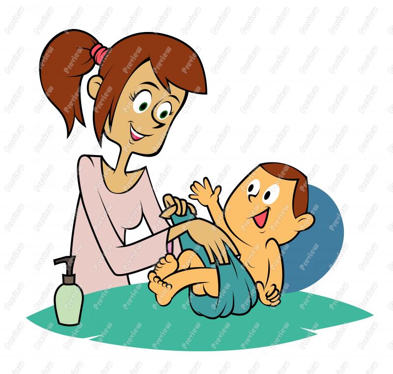 800x760 Mother And Baby Clipart Cartoon