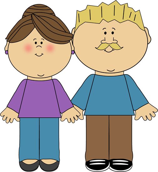 505x550 Clipart Of Mother And Father