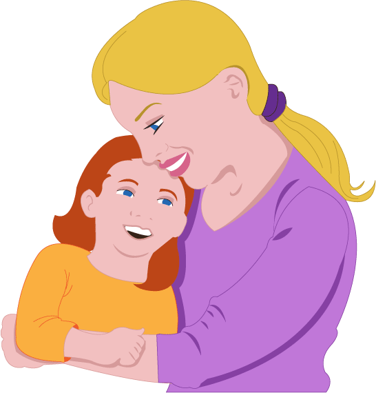 546x570 Free Clip Art People Everyday People Mother And Daughter