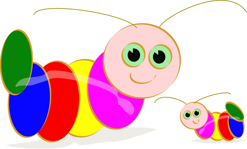 800x483 Free Cartoon Mother Amp Baby Caterpillar Clip Art