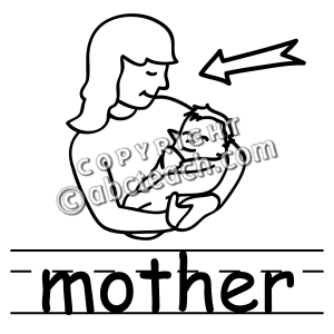 300x300 Clip Art Basic Words Mother Clipart Panda