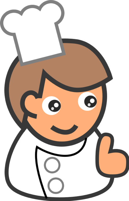 448x700 Free Chef Clipart