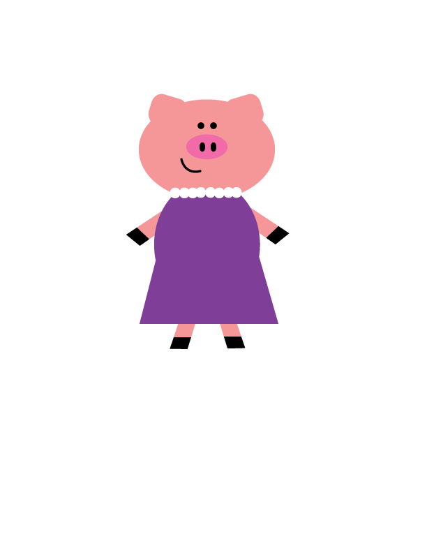 612x792 Mother Pig Clipart