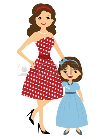 324x450 35,555 Daughter Mother Stock Illustrations, Cliparts And Royalty