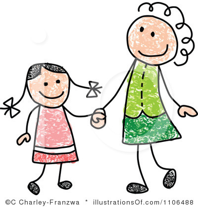 400x420 Mother Daughter Clipart Many Interesting Cliparts