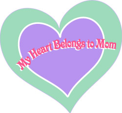 250x232 Mother's Day My Heart Belongs To Mom Clip Art