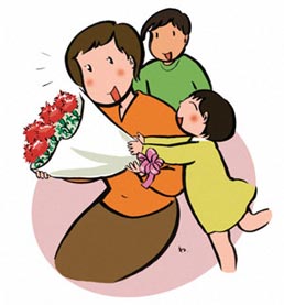 258x277 Mother's Day Clipart Single Mother