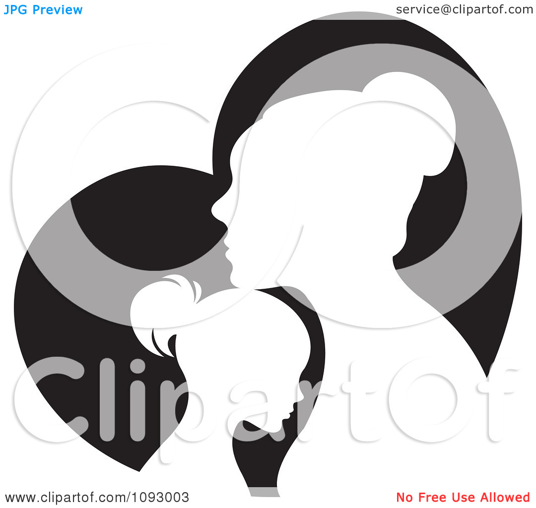 1080x1024 Mother Silhouette Clipart