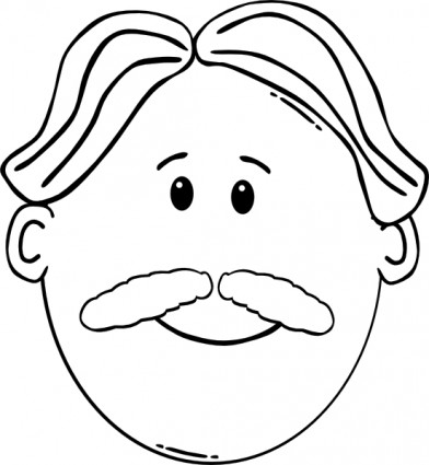 392x425 Clipart Mother Outline